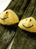 Kapital 56 Yarns MA-1 HEEL SMILE Socks - Khaki