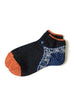 Kapital 96 Heels Paisley Bandana Ankle Socks - Black x Navy