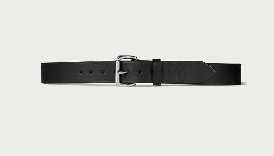 Filson 1-1/2" Leather Belt (Black)