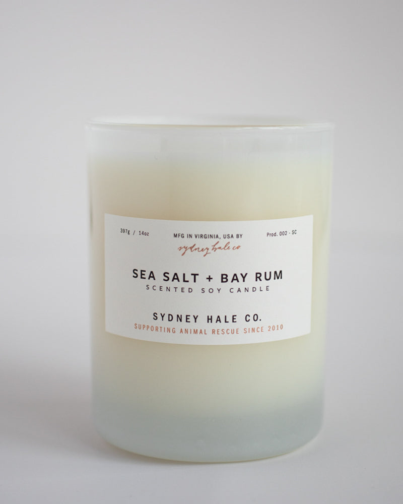 Sydney Hale Candle - Sea Salt + Bay Rum