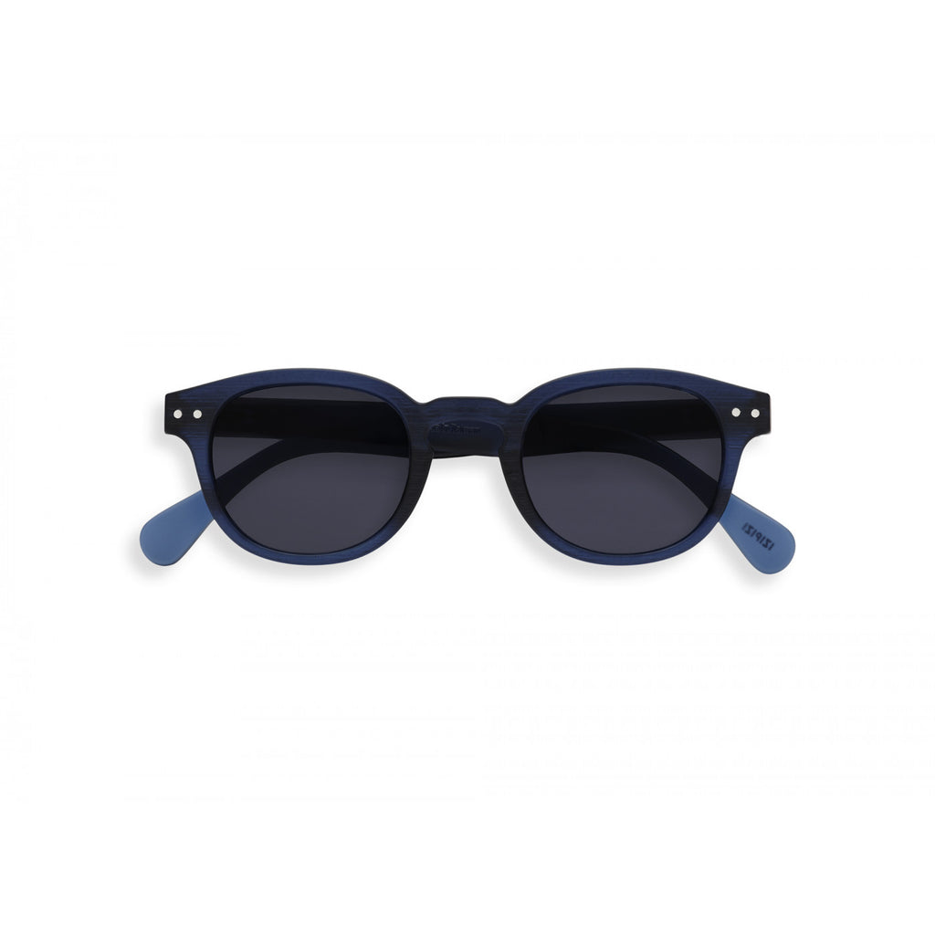 Izipizi Sunglasses #C Soft Grey Lenses - Deep Blue