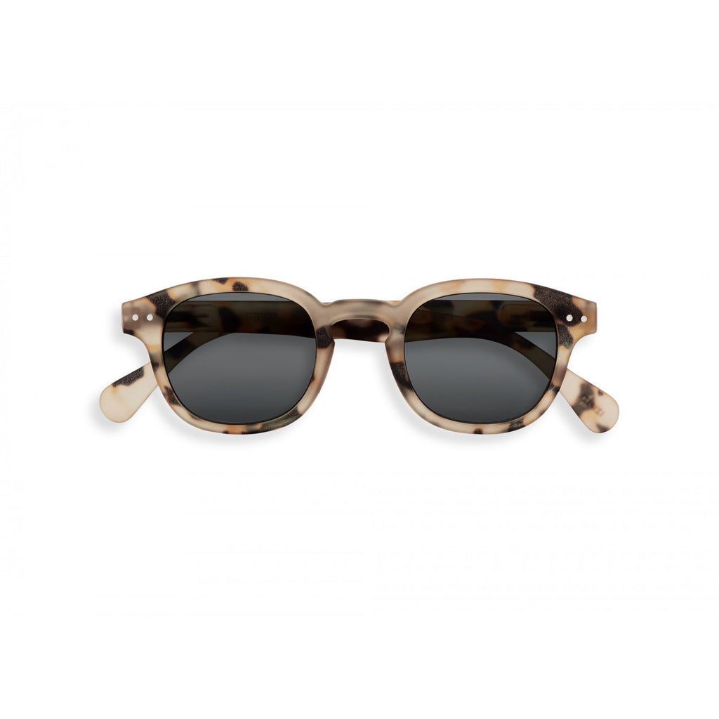 Izipizi Sunglasses #C Soft Grey Lenses - Light Tortoise