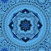 ENO DoubleNest Printed Hammock - Mantra (blue)