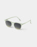 Izipizi Sunglasses #E Soft Grey Lenses - Quiet Green