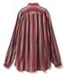 Needles Ascot Collar EDW Shirt - India Cotton Lawn / Multi Stripe - Pink / Purple