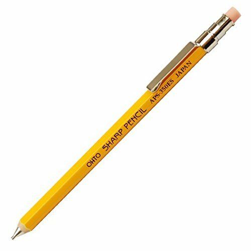 OHTO Wooden Mechanical Pencil - 0.5 mm - Yellow