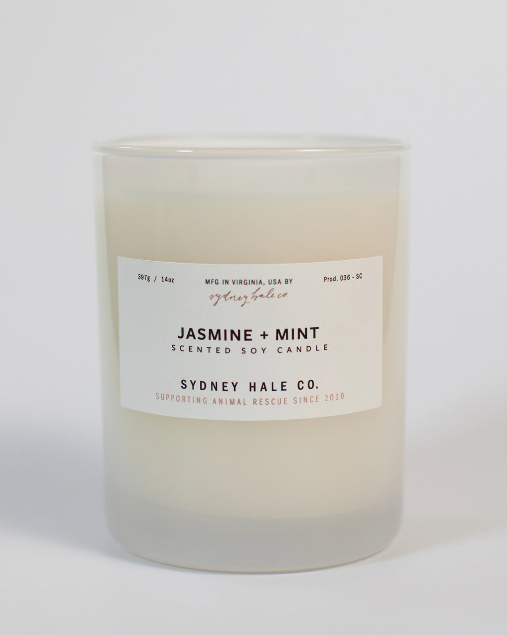 Sydney Hale Co. Candle - Jasmine + Mint