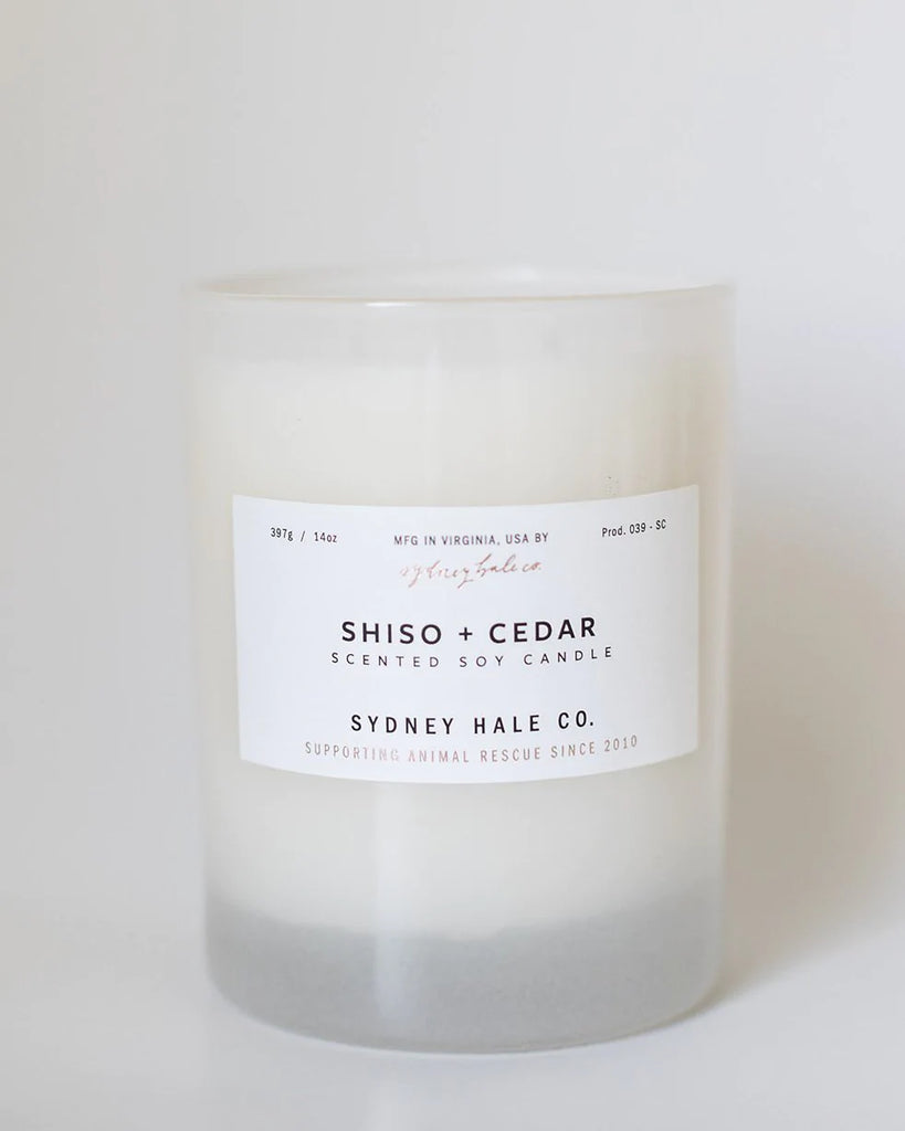 Sydney Hale Co. Candle - Shiso + Cedar