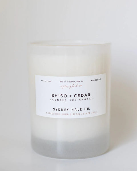 Sydney Hale Candle - Shiso + Cedar