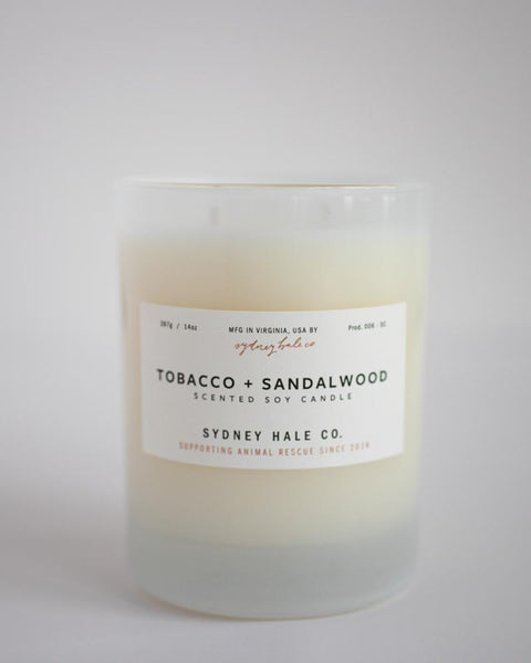 Sydney Hale Co. Candle - Tobacco & Sandalwood